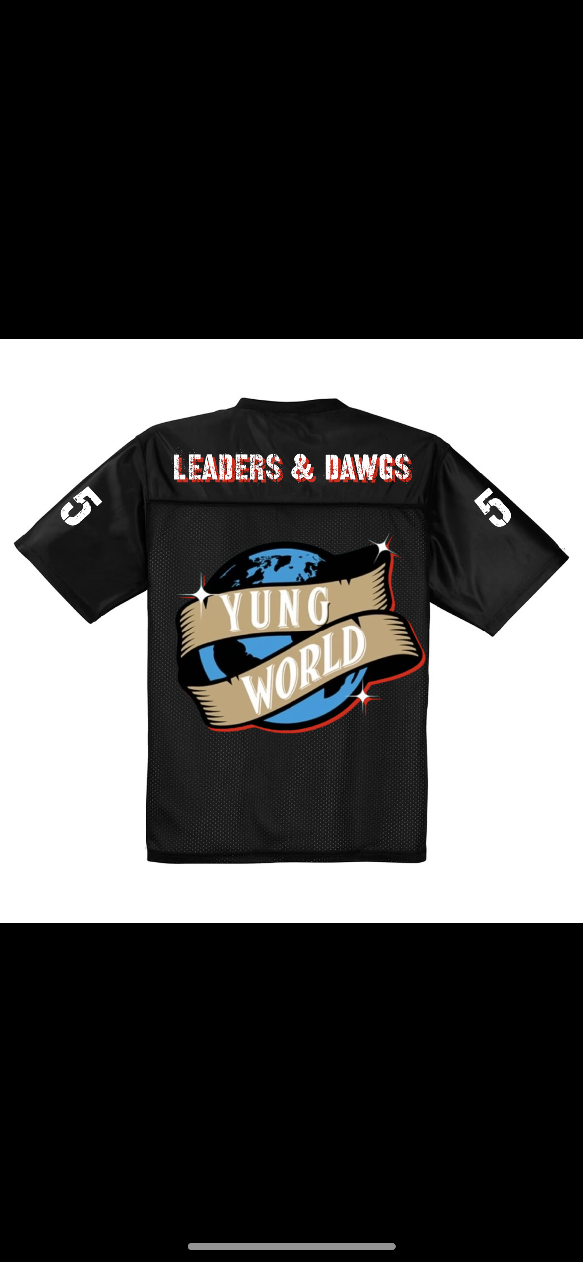 Leaders & Dawgs Detroit Football Jersey