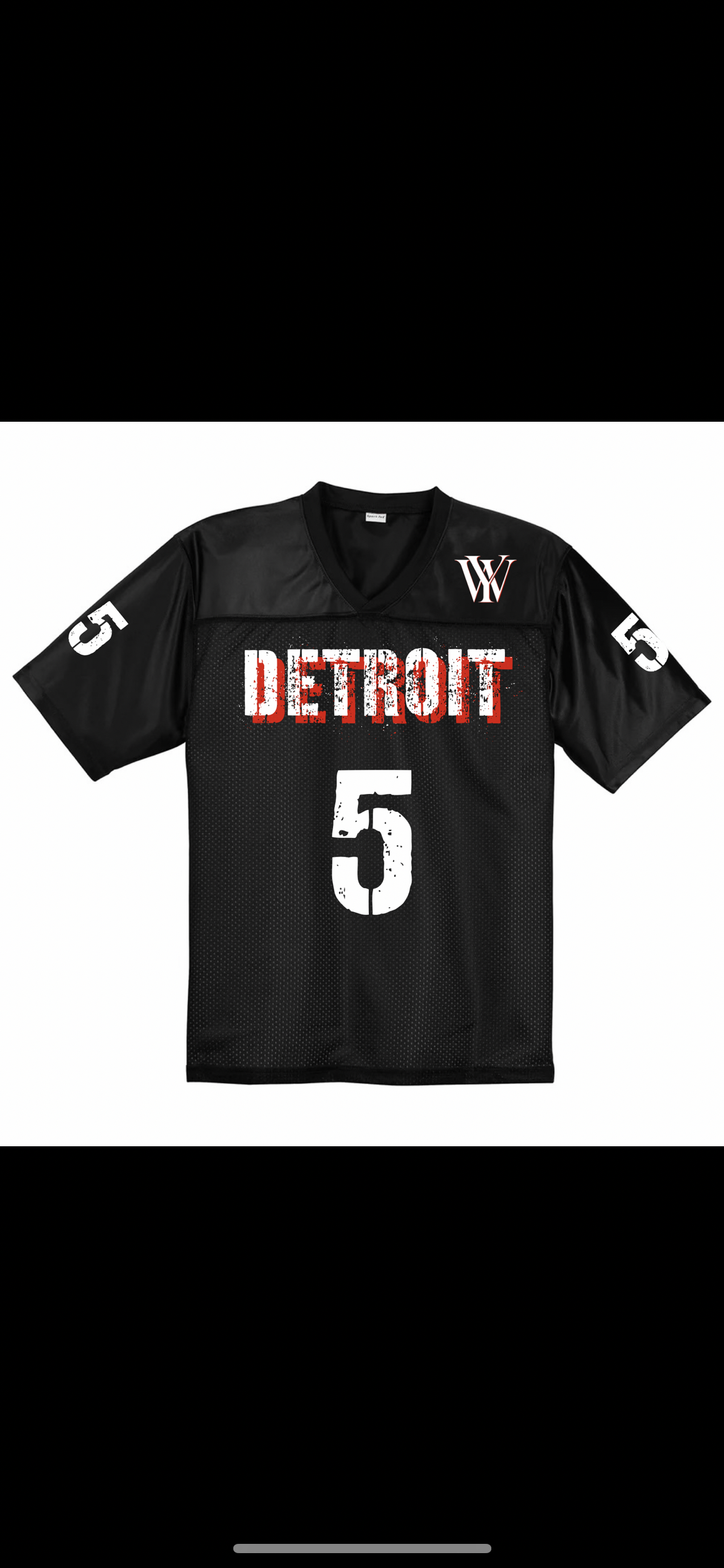 Leaders & Dawgs Detroit Football Jersey